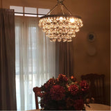 Modern Tiered Crystal Chandelier Ceiling Light for Elegant Home Ambiance