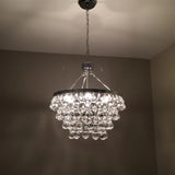 Modern Tiered Crystal Chandelier Ceiling Light for Elegant Home Ambiance