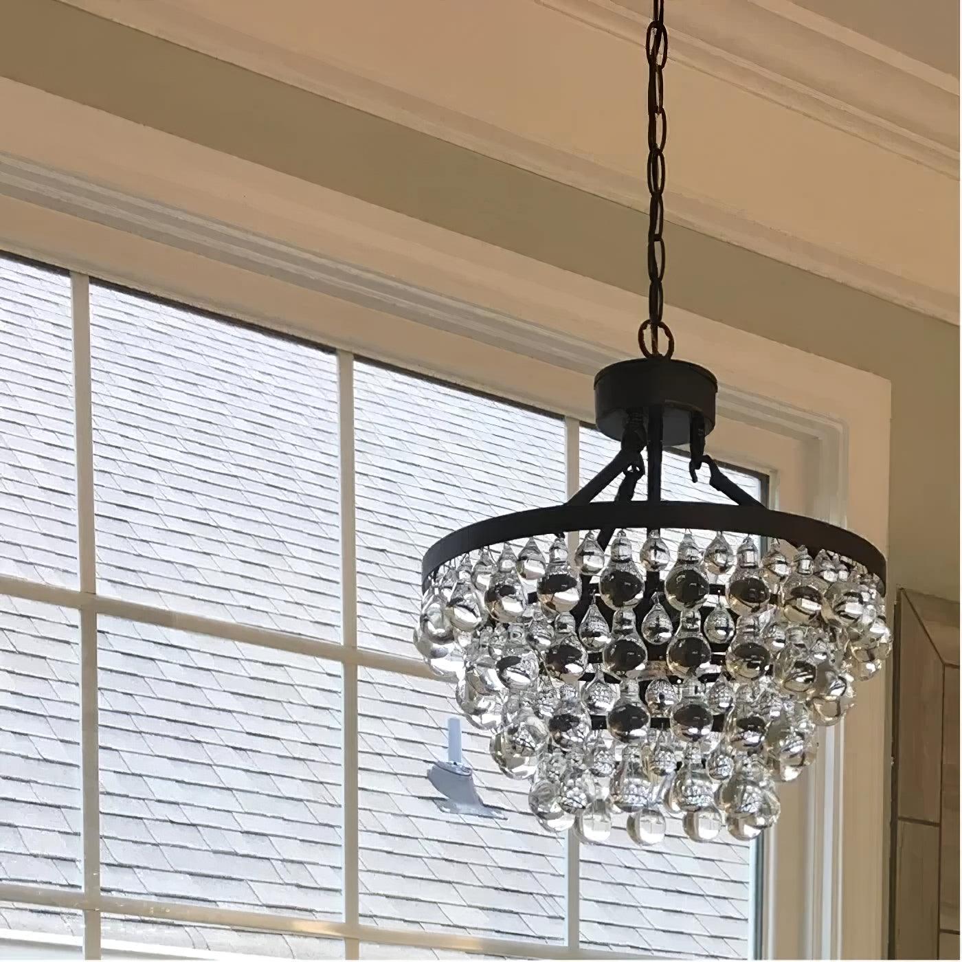 Modern Tiered Crystal Chandelier Ceiling Light for Elegant Home Ambiance