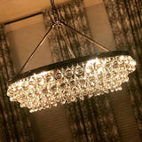 Modern Tiered Crystal Chandelier Ceiling Light for Elegant Home Ambiance