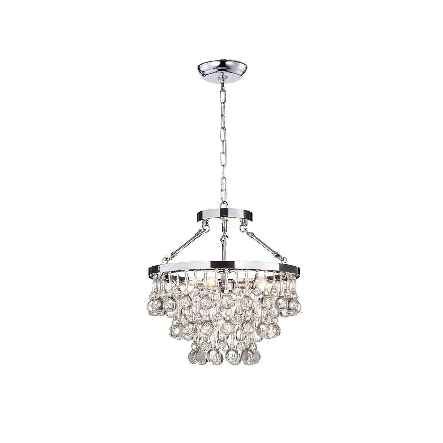 Modern Tiered Crystal Chandelier Ceiling Light for Elegant Home Ambiance