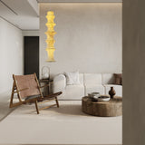Modern Tiered Mulberry Silk Pendant Light Minimalist Tower Design for Interior