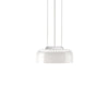 Modern Totem LED Blown Glass Pendant Lamp Geometric White Modular Hanging Fixture