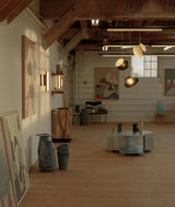 Modern Translucent Frosted Glass Pendant Light with Hand Blown Pebble Shape Design