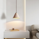 Modern Travertine Stone Halo Pendant Light Natural Marble Textured Hanging Lamp for Home Decor