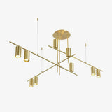 Modern Tribes Minimalist Chandelier Multi Head Pendant Light for Living Room and Office