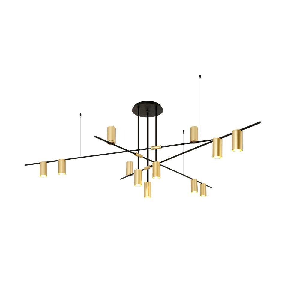 Modern Tribes Minimalist Chandelier Multi Head Pendant Light for Living Room and Office