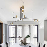 Modern Tribes Minimalist Chandelier Multi Head Pendant Light for Living Room and Office