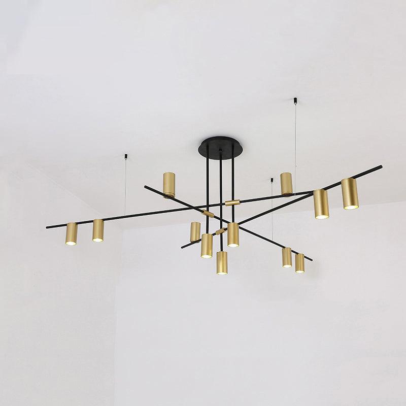 Modern Tribes Minimalist Chandelier Multi Head Pendant Light for Living Room and Office