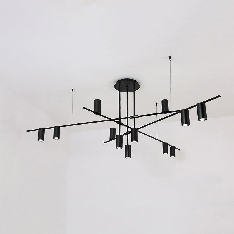 Modern Tribes Minimalist Chandelier Multi Head Pendant Light for Living Room and Office