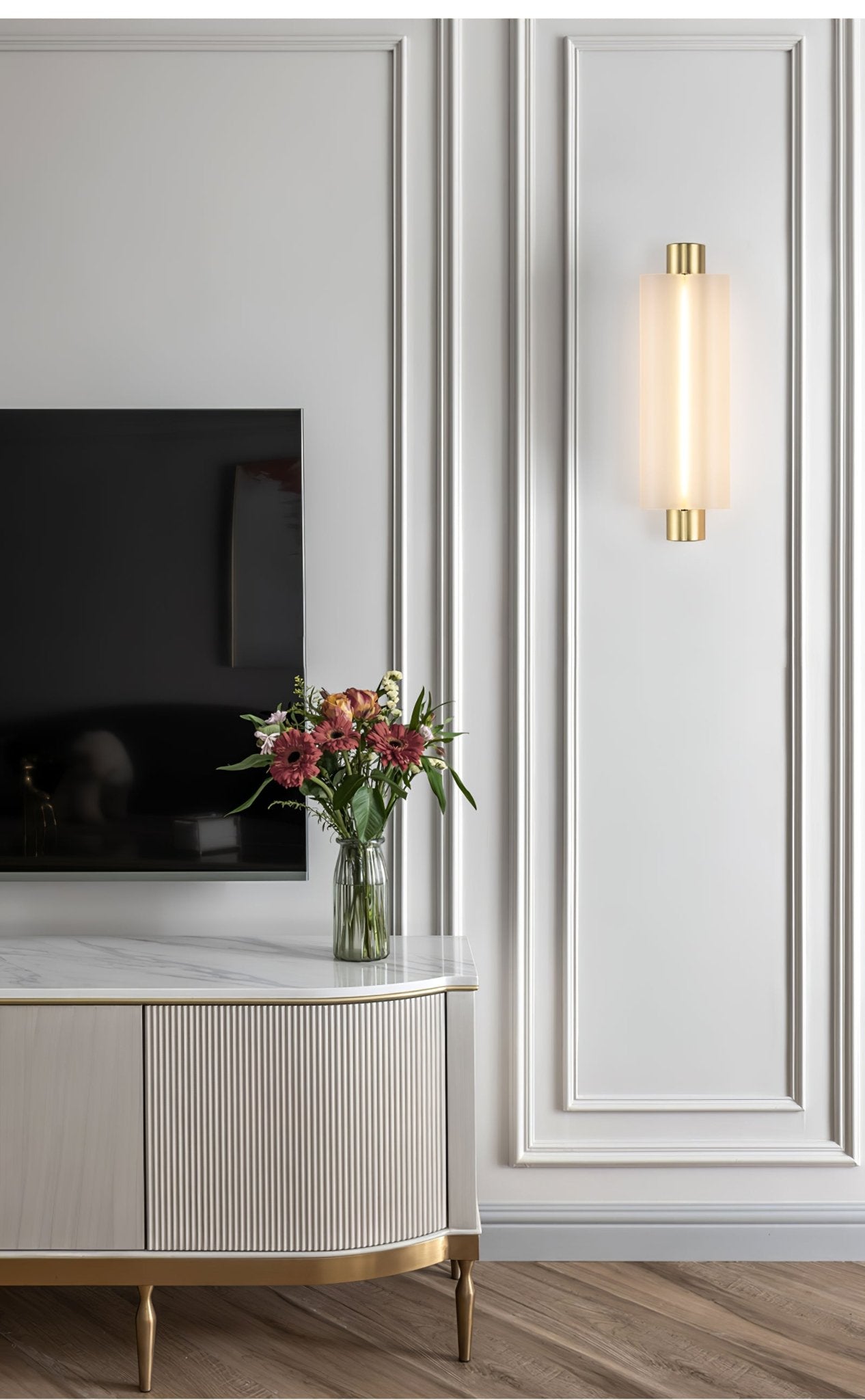Modern Trillium Trifoliate LED Wall Sconce Indoor Aluminum Bracket Light for Living Room