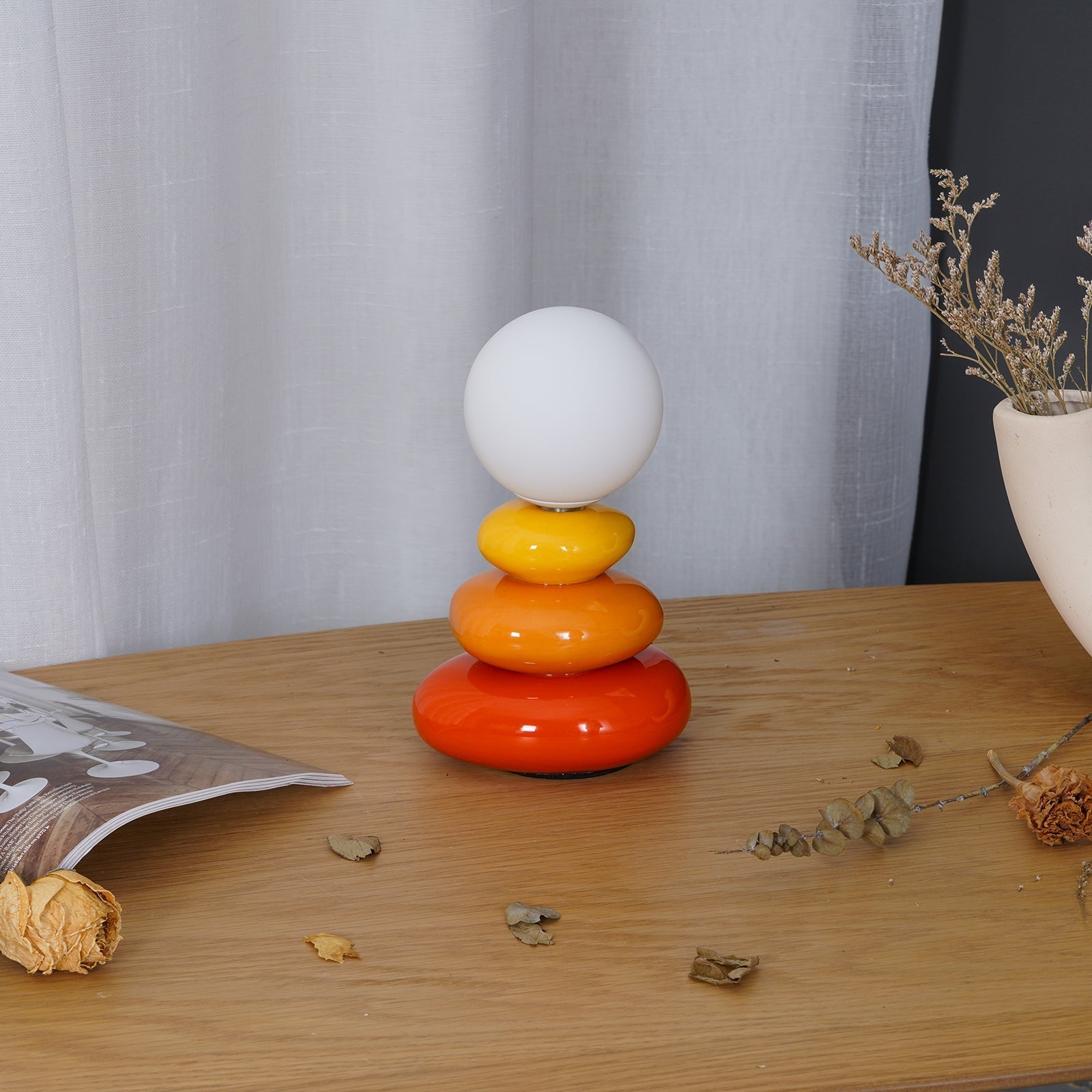 modern-triple-gourd-glass-table-lamp-integrated-led-bedside-lighting
