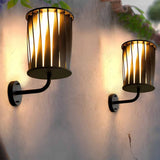 Modern Twisted Waterproof LED Outdoor Wall Lamp Exterior Porch Sconce for Garden and Patio