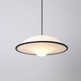Modern UFO Silhouette Pendant Light Minimalist Acrylic Ceiling Hanging Lamp