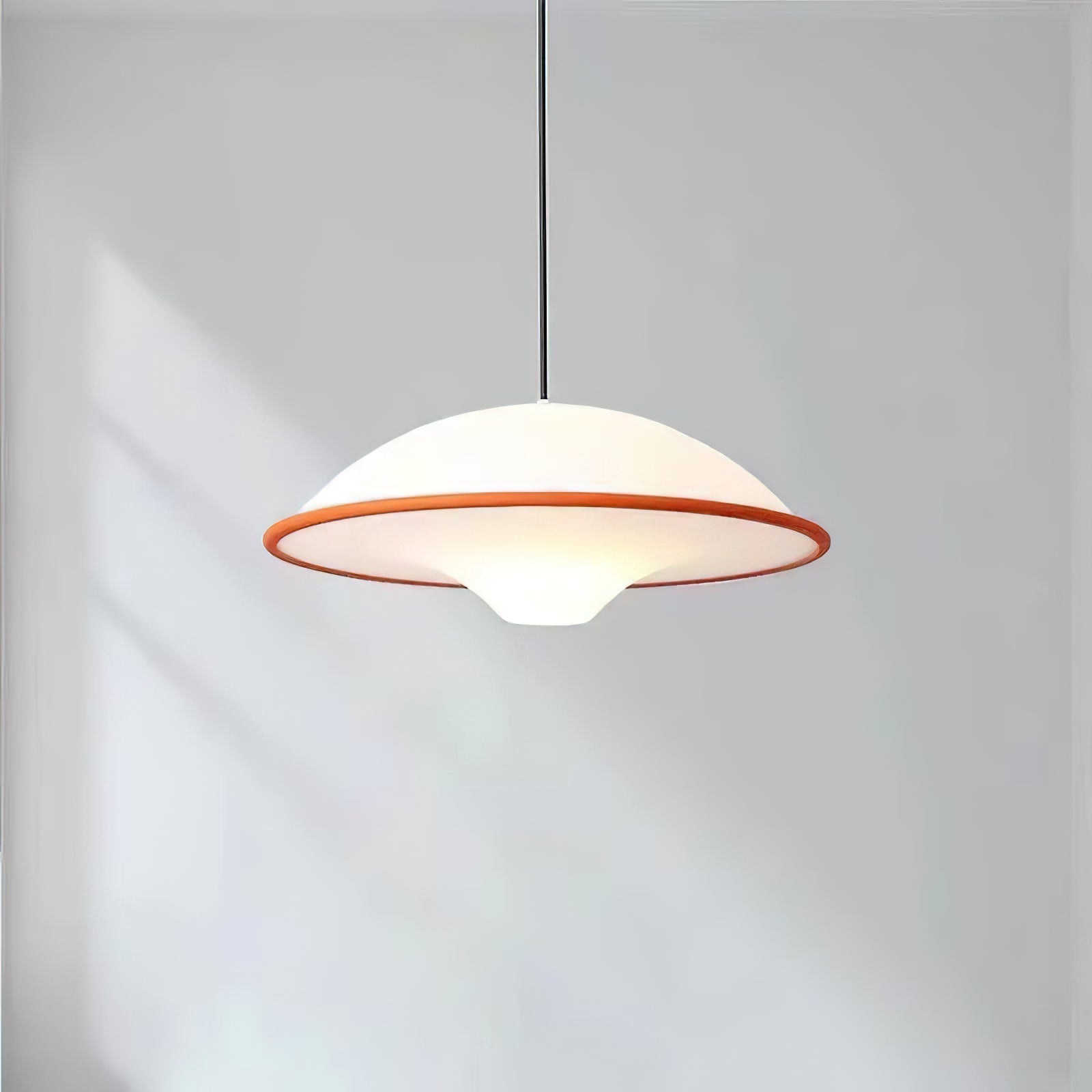 Modern UFO Silhouette Pendant Light Minimalist Acrylic Ceiling Hanging Lamp