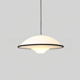 Modern UFO Silhouette Pendant Light Minimalist Acrylic Ceiling Hanging Lamp