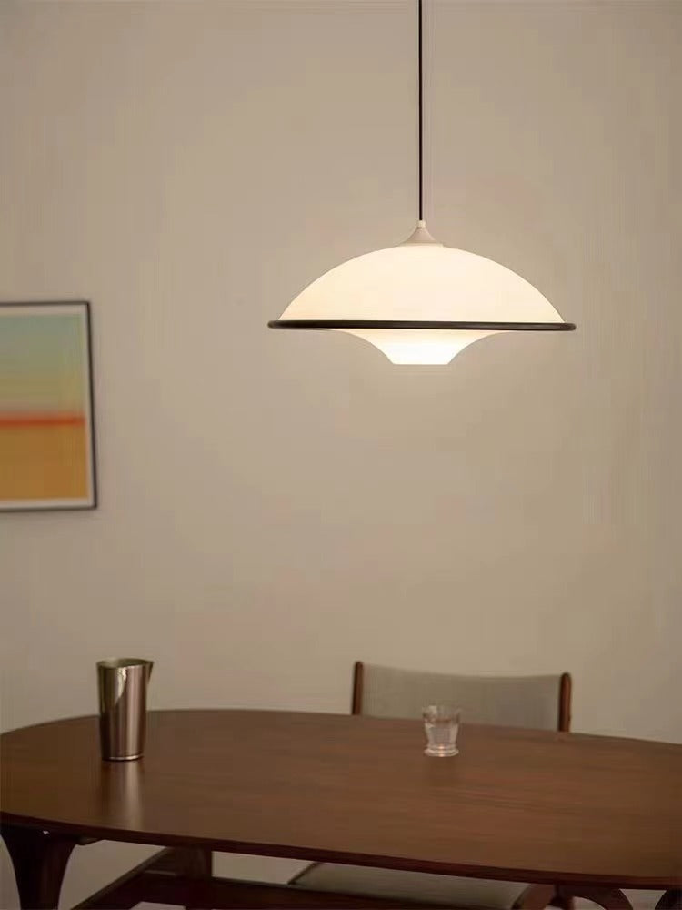 Modern UFO Silhouette Pendant Light Minimalist Acrylic Ceiling Hanging Lamp