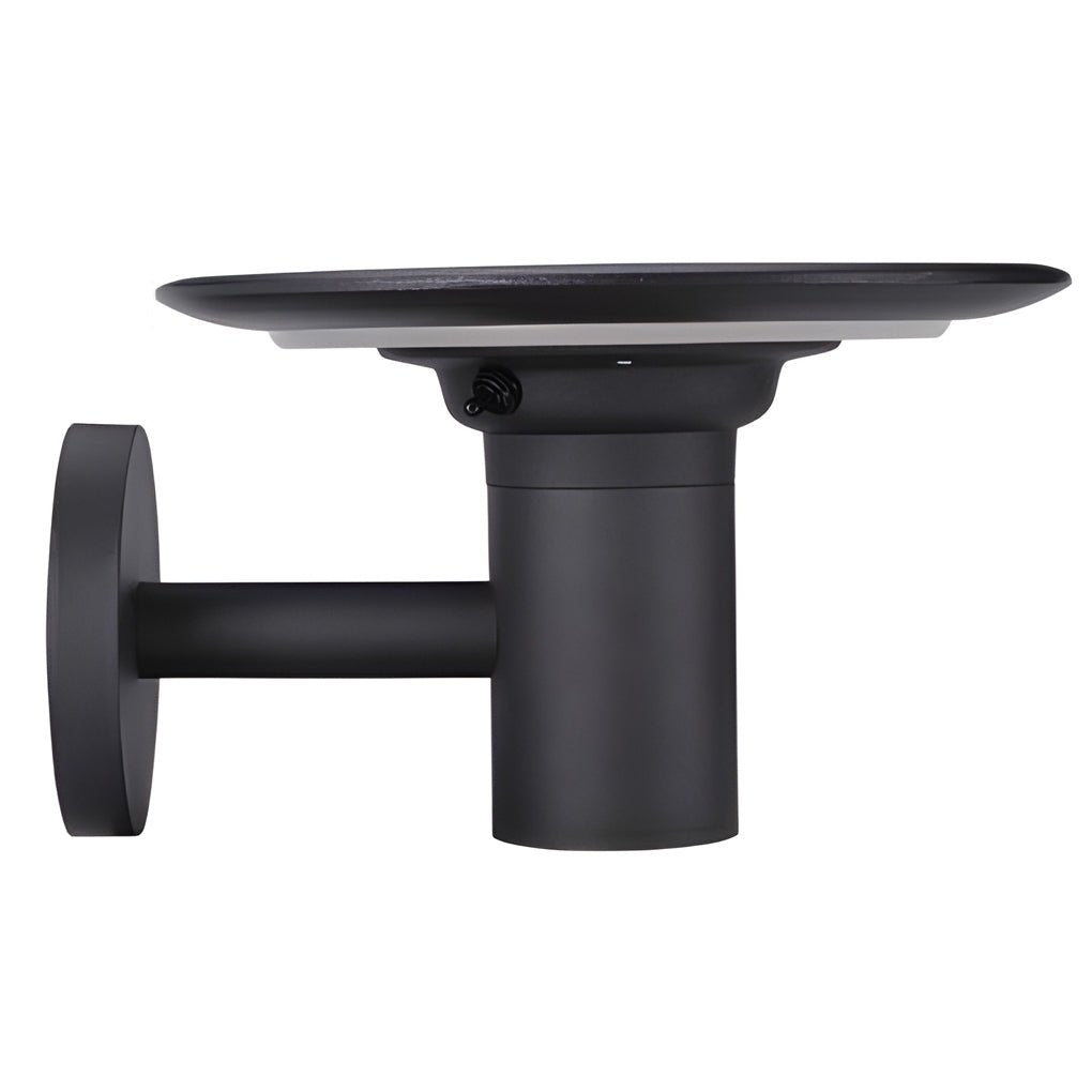 Modern UFO Solar LED Wall Sconce Waterproof Aluminum Outdoor Lighting for Garden and Patio
