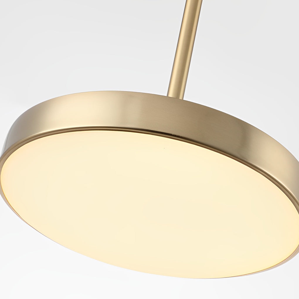 Modern Ultra Thin Round LED Pendant Light Nordic Minimalist Hanging Lamp for Kitchen Island