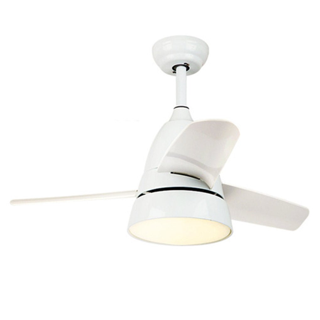 Modern 36 Inch LED Ceiling Fan with 3 Color Adjustable Light Ultra Silent for Kids Room
