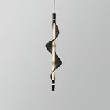 Modern Vapour LED Pendant Light with Fiber Mesh Shade and Geometric Design