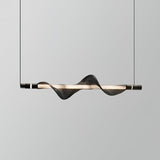 Modern Vapour LED Pendant Light with Fiber Mesh Shade and Geometric Design