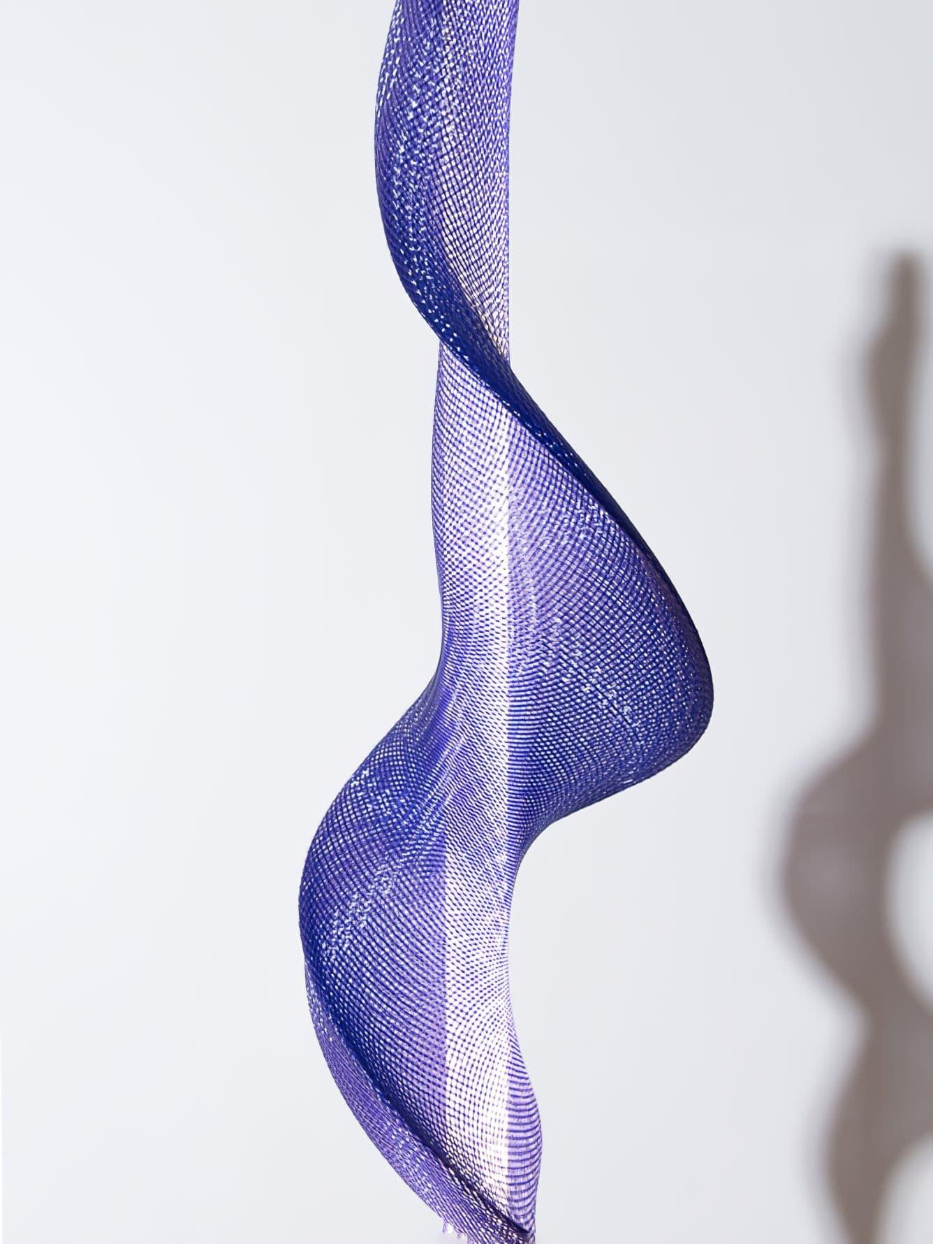 Modern Vapour LED Pendant Light with Fiber Mesh Shade and Geometric Design
