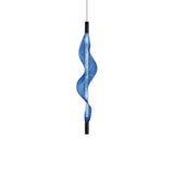 Modern Vapour LED Pendant Light with Fiber Mesh Shade and Geometric Design