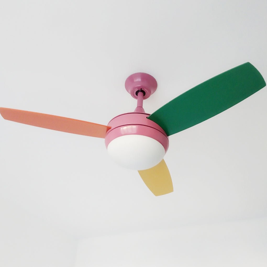 42 Inch Kids Ceiling Fan with Silent 6 Speed Motor and Dimmable 3 Color LED Light