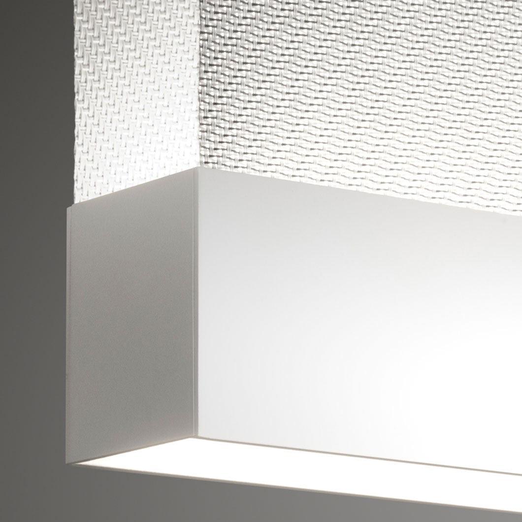Modern Vertical Fabric Curtain LED Pendant Light for Indoor Living Spaces