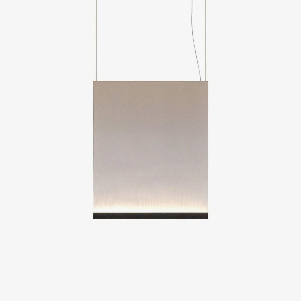 Modern Vertical Fabric Curtain LED Pendant Light for Indoor Living Spaces