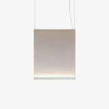 Modern Vertical Fabric Curtain LED Pendant Light for Indoor Living Spaces