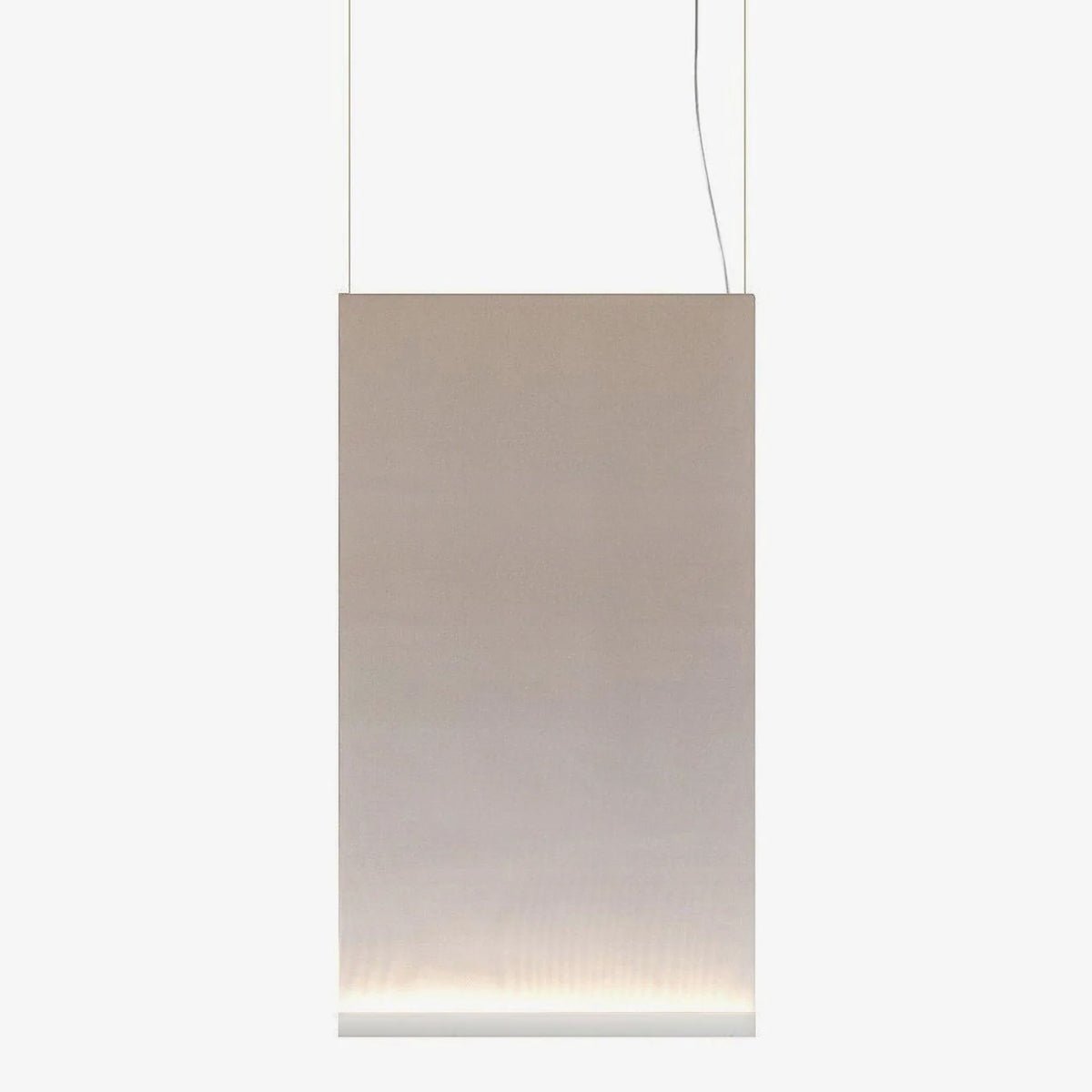 Modern Vertical Fabric Curtain LED Pendant Light for Indoor Living Spaces