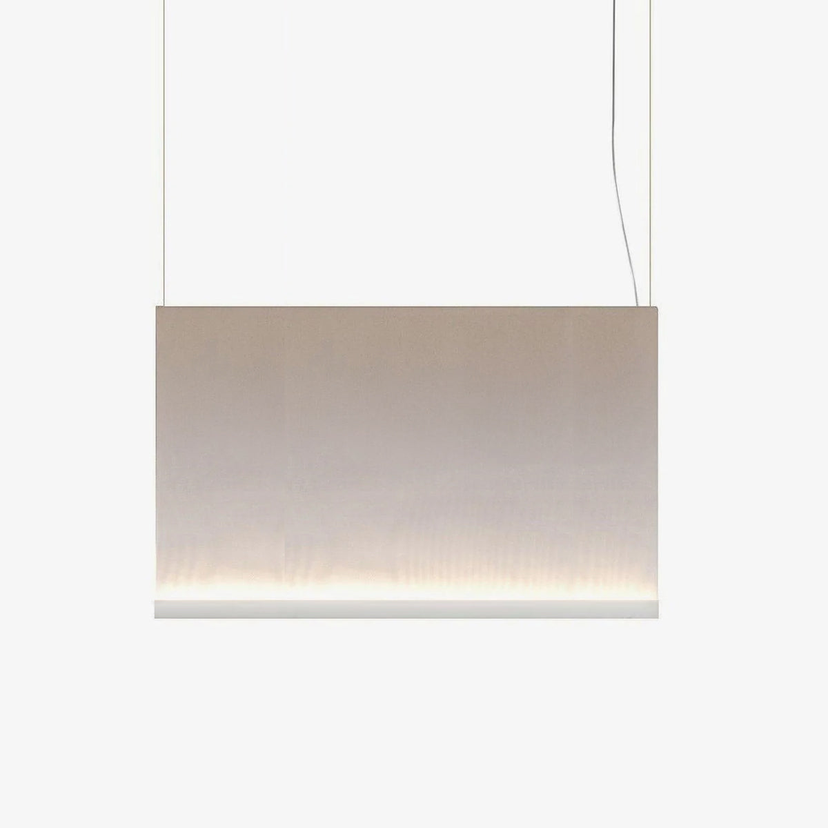 Modern Vertical Fabric Curtain LED Pendant Light for Indoor Living Spaces