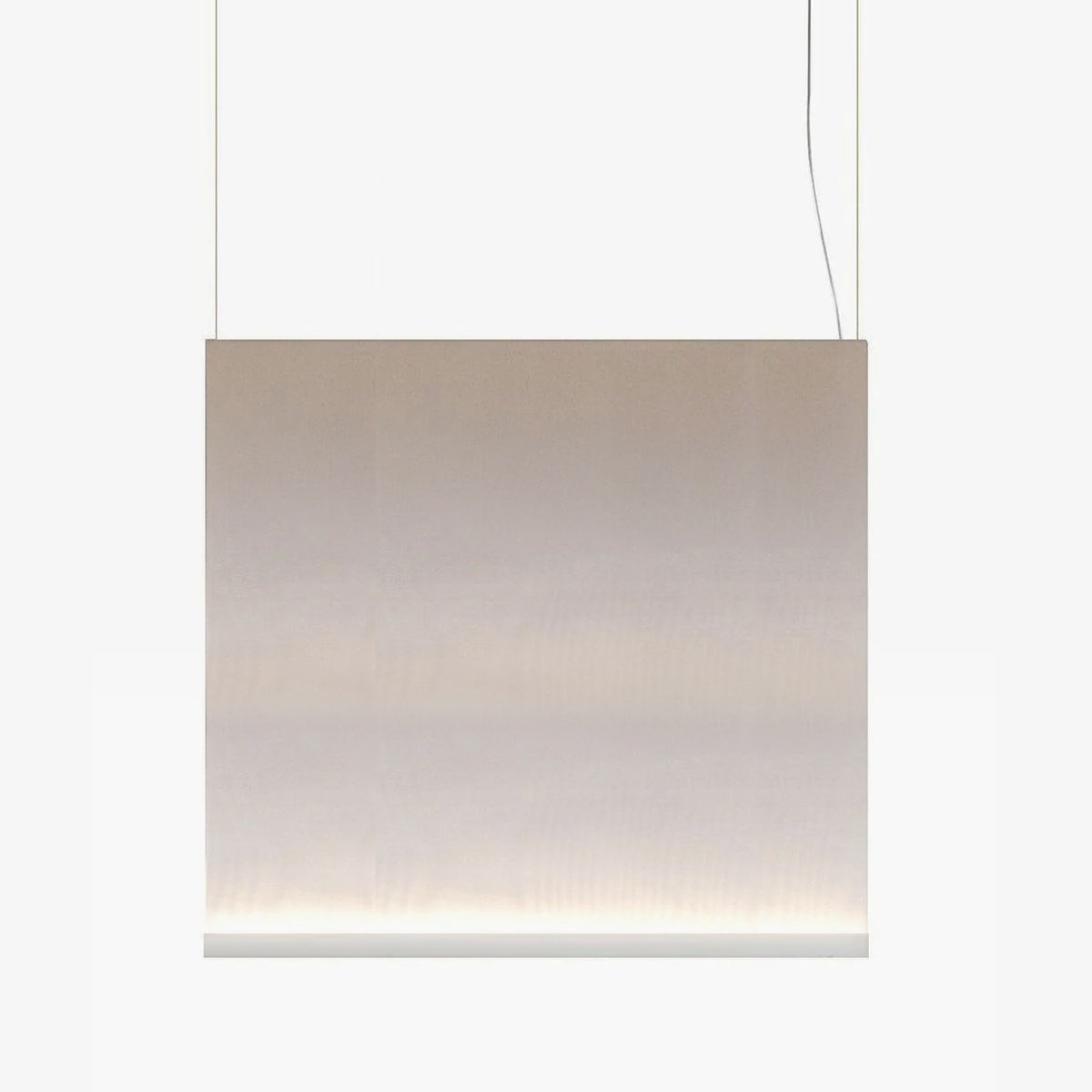 Modern Vertical Fabric Curtain LED Pendant Light for Indoor Living Spaces