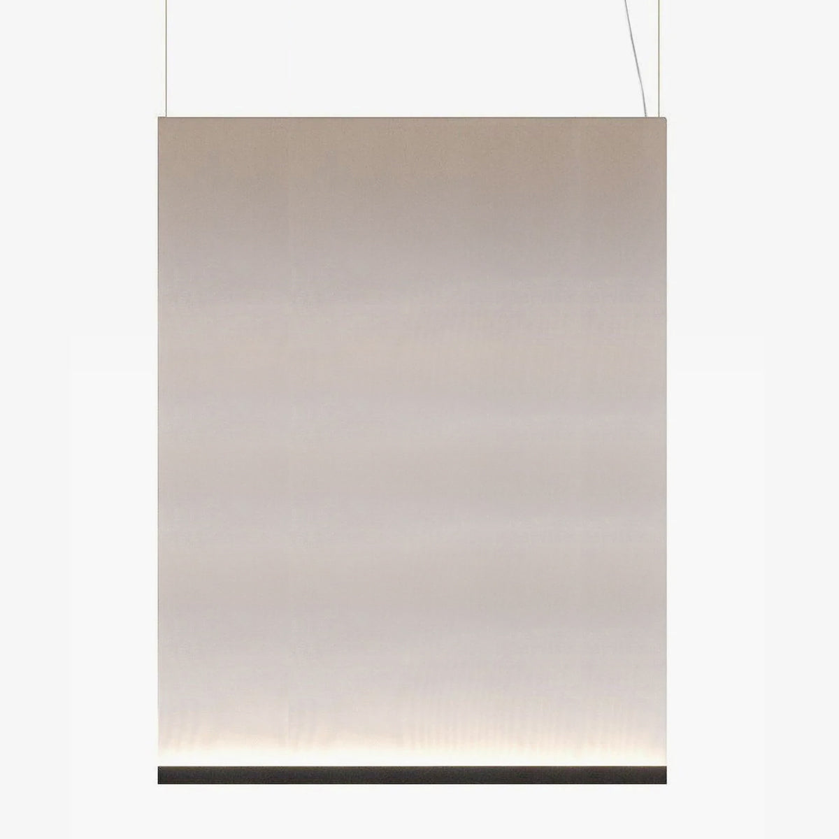 Modern Vertical Fabric Curtain LED Pendant Light for Indoor Living Spaces