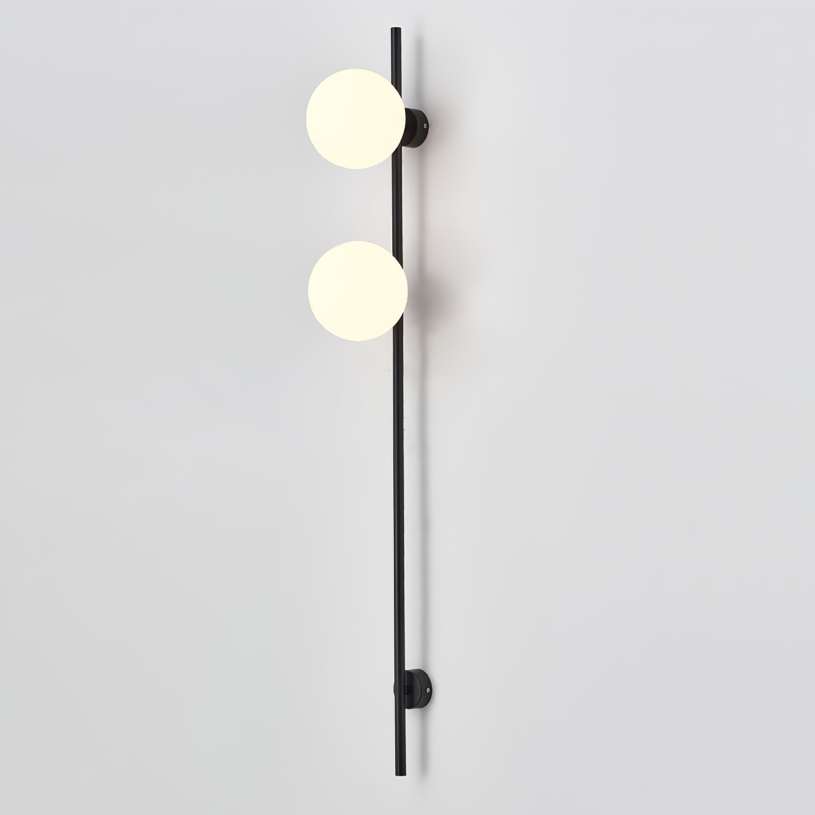Modern Vertical Glass Sconce Wall Light Fixture for Hallway and Bedroom