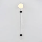 Modern Vertical Glass Sconce Wall Light Fixture for Hallway and Bedroom