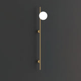 Modern Vertical Glass Sconce Wall Light Fixture for Hallway and Bedroom