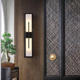 Modern Vertical LED Outdoor Wall Sconce Waterproof IP65 Exterior Garden Lighting