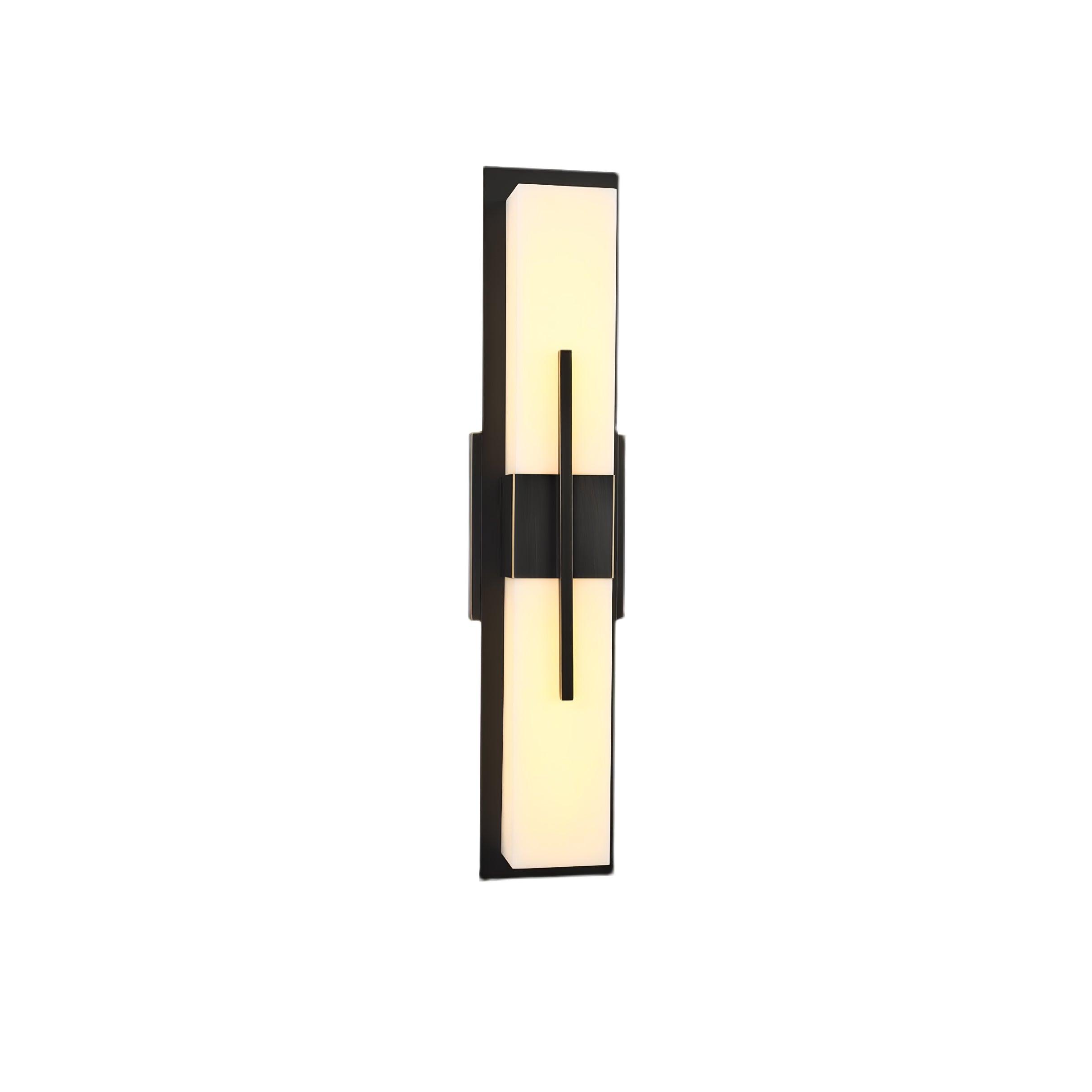 Modern Vertical LED Outdoor Wall Sconce Waterproof IP65 Exterior Garden Lighting