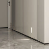 Modern Vertical Motion Sensor LED Stair Light Recessed Wall Mount Step Lighting for Indoor and Outdoor Areas