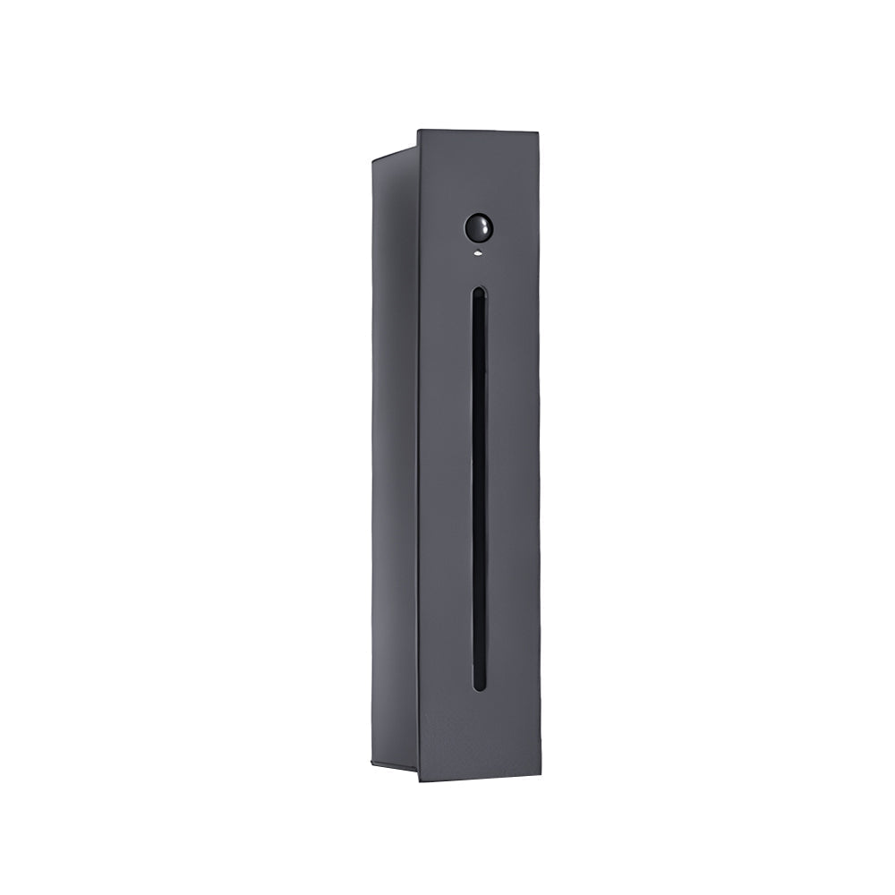 Modern Vertical Motion Sensor LED Stair Light Recessed Wall Mount Step Lighting for Indoor and Outdoor Areas