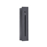 Modern Vertical Motion Sensor LED Stair Light Recessed Wall Mount Step Lighting for Indoor and Outdoor Areas