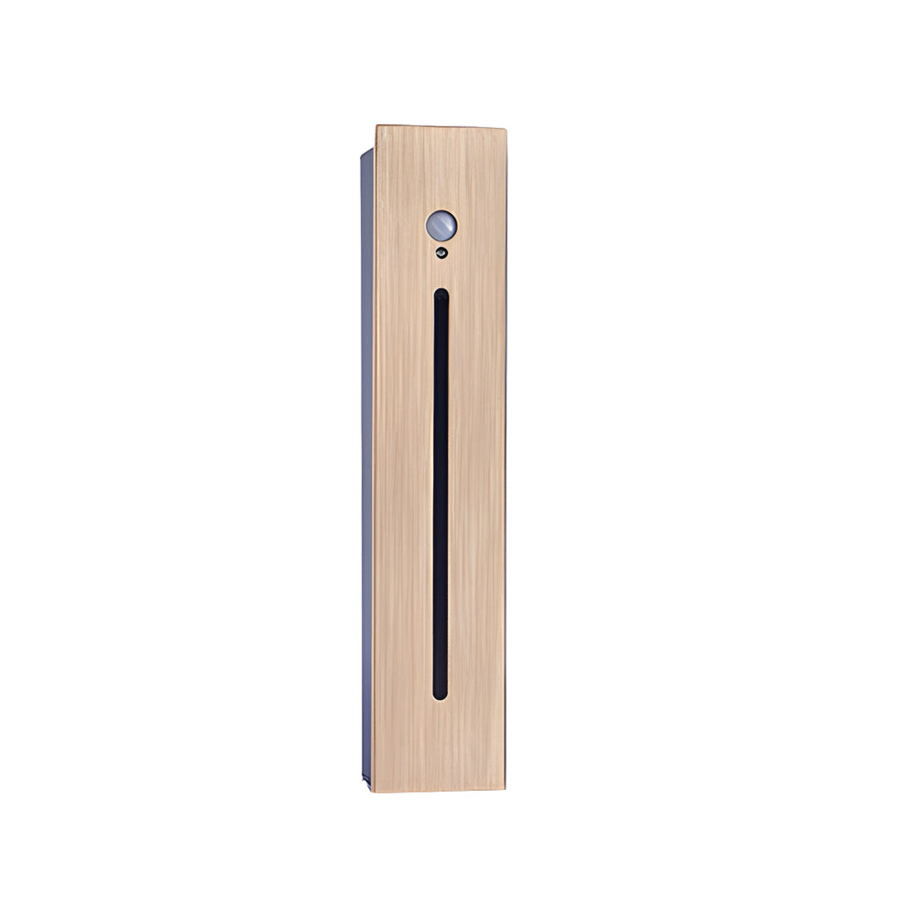 Modern Vertical Motion Sensor LED Stair Light Recessed Wall Mount Step Lighting for Indoor and Outdoor Areas
