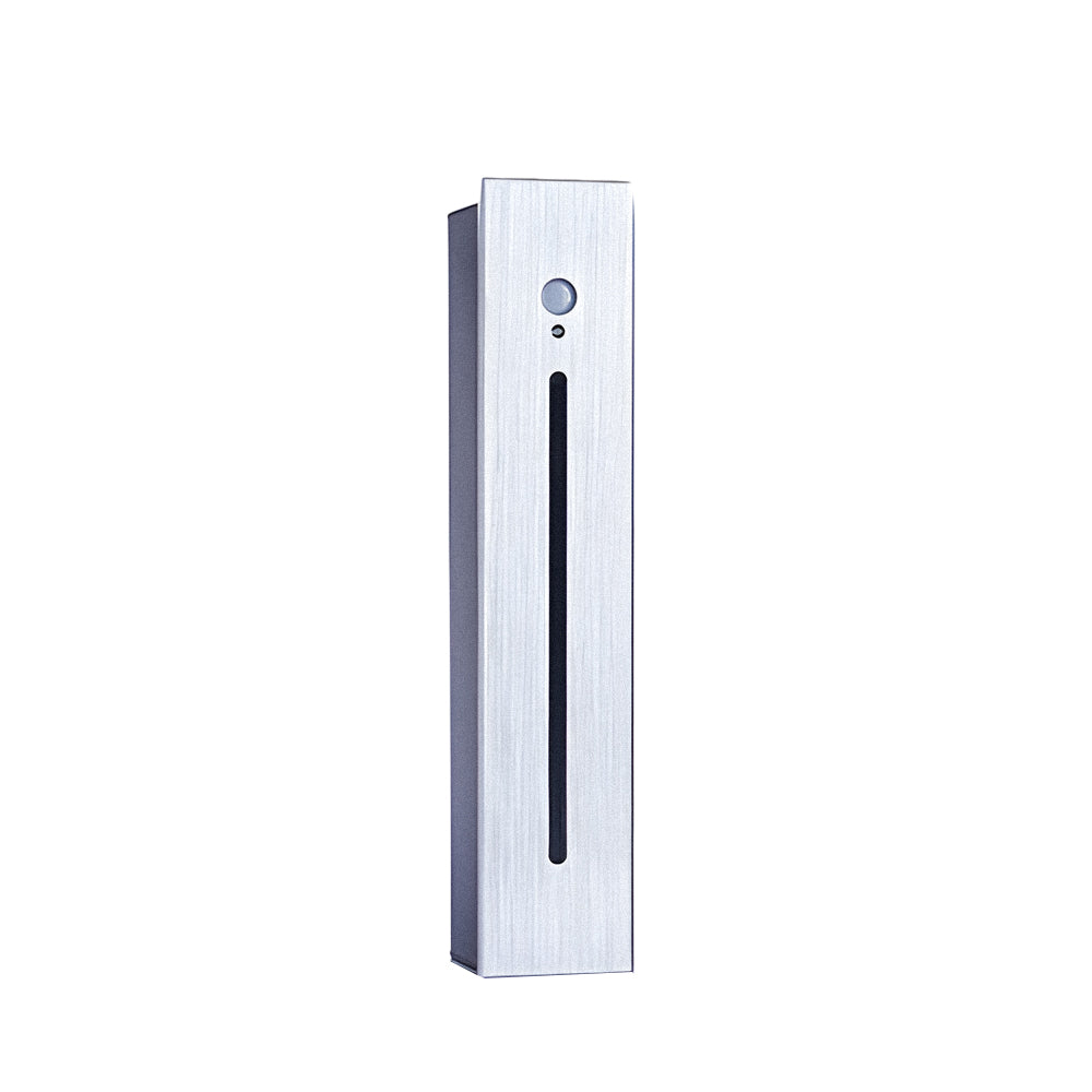 Modern Vertical Motion Sensor LED Stair Light Recessed Wall Mount Step Lighting for Indoor and Outdoor Areas