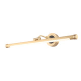 Modern Vintage Linear LED Bathroom Wall Sconce Copper Vanity Light in Brushed Gold or Black Finish