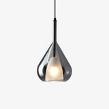 Modern Vortex Glass Pendant Light Artistic Sculptural Ceiling Hanging Lamp for Dining Room
