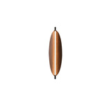 Modern Walnut Wood Grain LED Wall Sconce with Sleek Minimalist Board Design and Warm Lighting