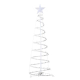 Modern Warm White LED Spiral Floor Lamp Artificial Christmas Tree Light for Home Decor